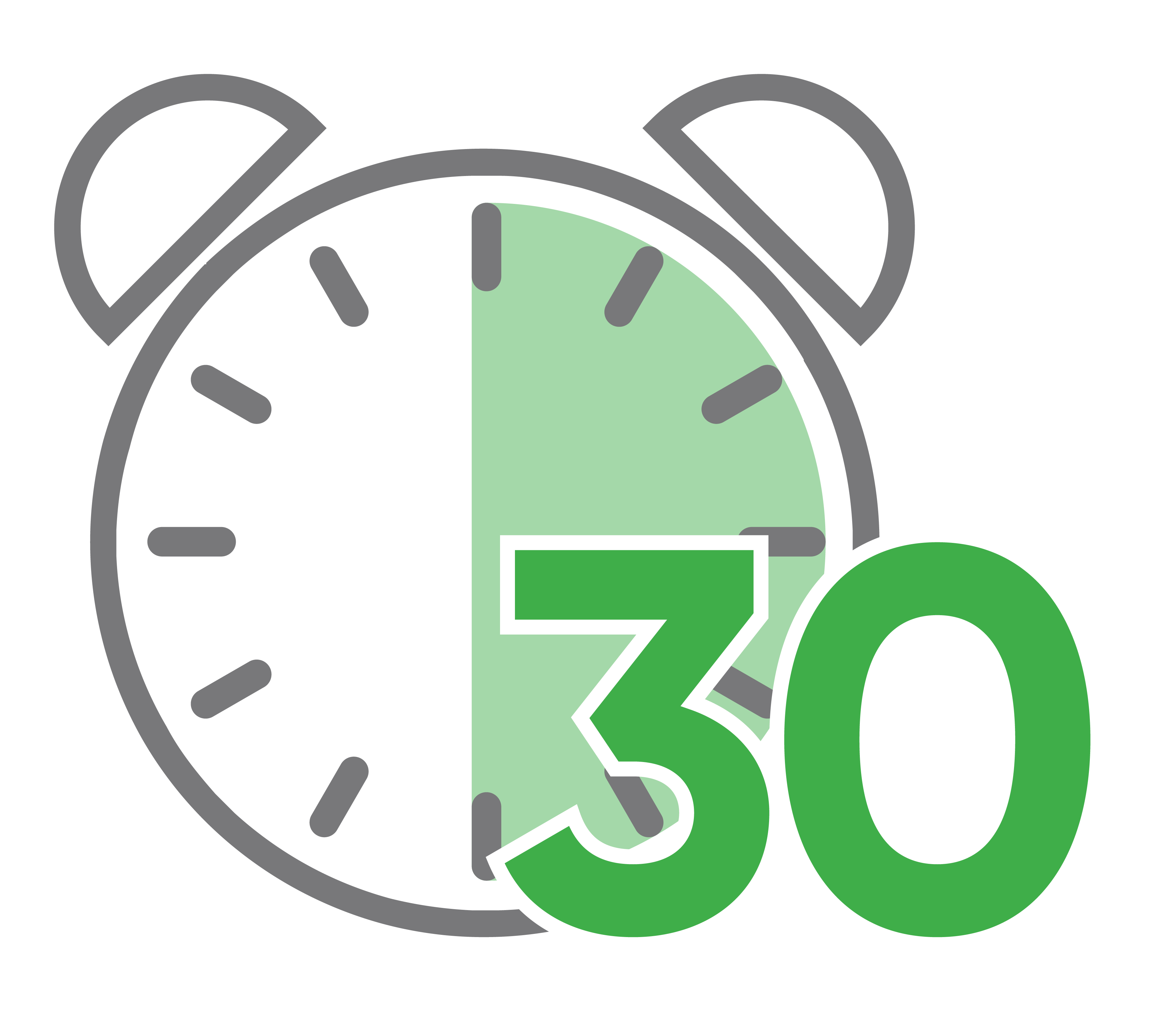 30 minutes on the clock